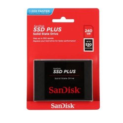 SANDISK PLUS 2.5 240GB SSD SATA3 530/440 SDSSDA-240G-G26