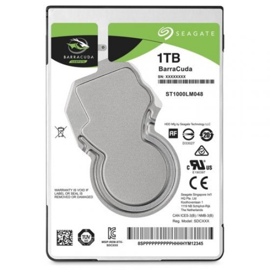 SEAGATE 2.5 1TB 5400 RPM 128MB SATA3 NOTEBOOK HDD ST1000LM048