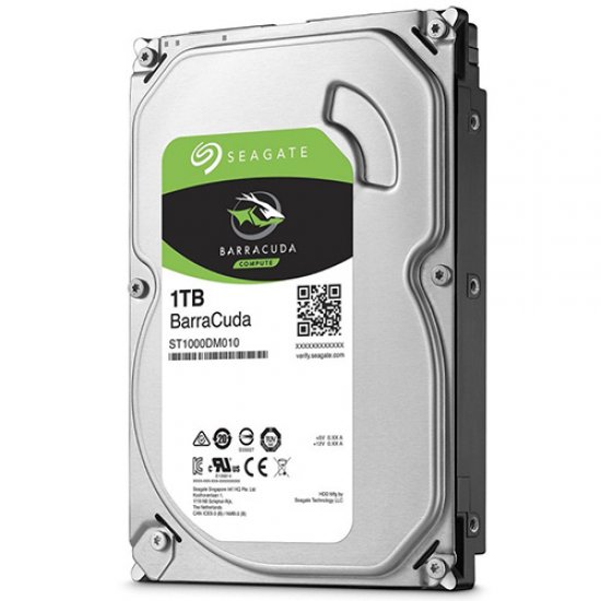 SEAGATE 3.5 1TB 7200 RPM 64MB SATA3 PC HDD ST1000DM010