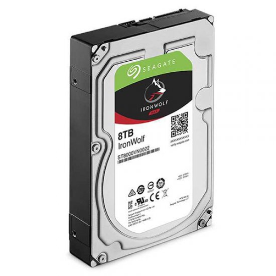 SEAGATE 3.5 IRONWOLF 8TB 7200RPM 256MB SATA3 NAS HDD ST8000VN0022 (7/24)