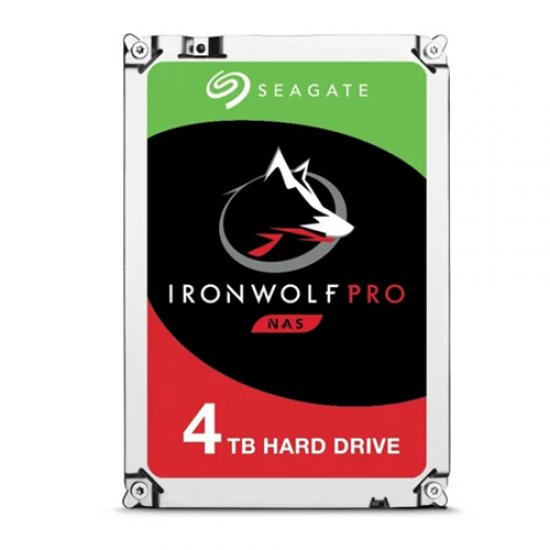 SEAGATE 3.5 IRONWOLF PRO 4TB 7200RPM 192MB SATA3 NAS HDD ST4000NE001 (7/24)