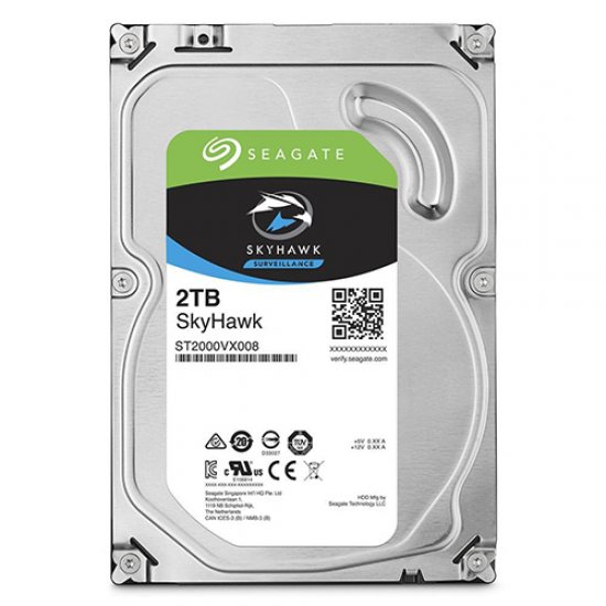 SEAGATE 3.5 SKYHAWK 2TB 5900RPM 64MB SATA3 Güvenlik HDD ST2000VX008 (7/24) (İTHALATÇI)