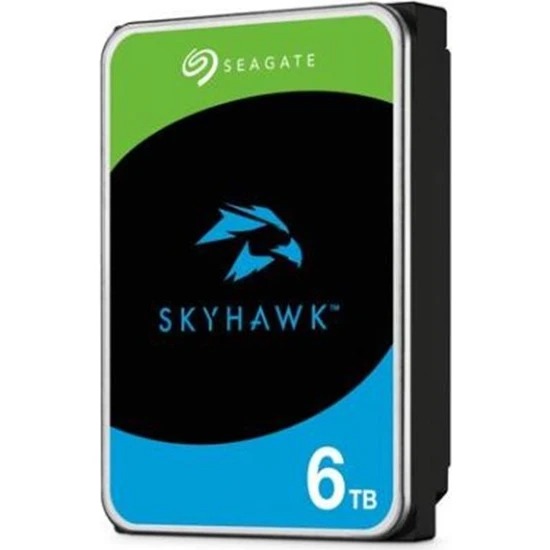 SEAGATE 3.5 SKYHAWK 6TB 5900 RPM 256MB SATA3 Güvenlik HDD ST6000VX009 (7/24)