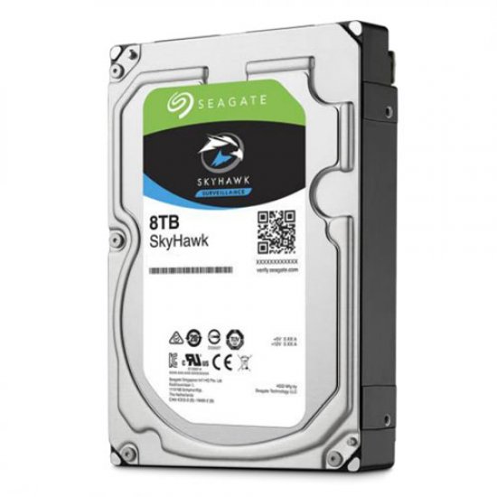 SEAGATE 3.5 SKYHAWK 8TB 7200RPM 256MB SATA3 Güvenlik HDD ST8000VX004 (7/24)