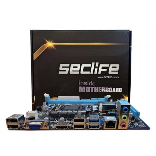 SECLIFE INTEL H81JEL DDR3 1600 VGA HDMI LAN 1150P (4. Nesil)