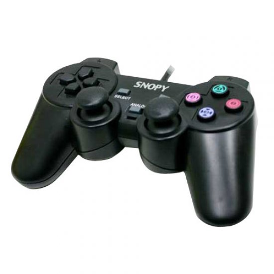 SNOPY SG-404 PS2+USB Dual Shock Titreşim li Gamepad