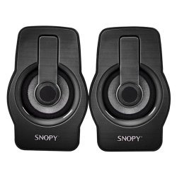 SNOPY SN-X23 1+1 3W RMS Multimedya RGB ışıklı Usb Siyah Speaker