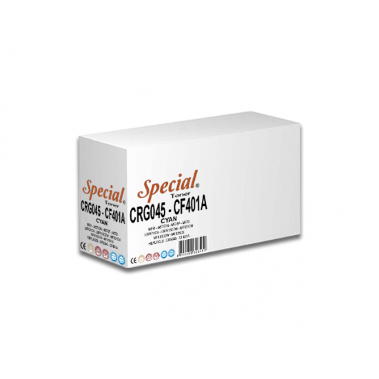 SPECIAL CF401A CRG045C  MAVİ 201A TONER 1,4K