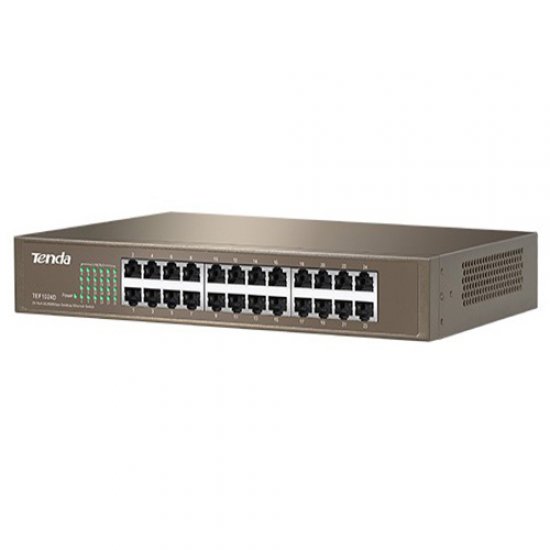 TENDA 24 Port TEF1024D 10/100 Rack Mountable Switch