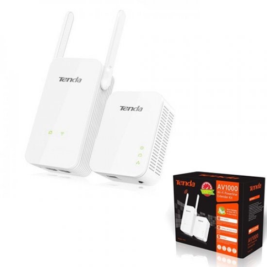 TENDA PH5 AV1000 300Mbps Wireless (Kablosuz) Kit Elektrik Hattı (Priz) Üzerinde