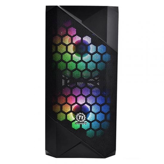 THERMALTAKE COMMANDER G33 TG 750w 80+ 2X200MM ARGB FANLI SIYAH USB 3,0 Mid Tower Gaming Kasa