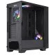 THERMALTAKE H330 CA-3R8-65M1WE-00 650W ARGB 3X120MM FANLI Tempered Glass Pencereli Mid Tower Gaming Kasa