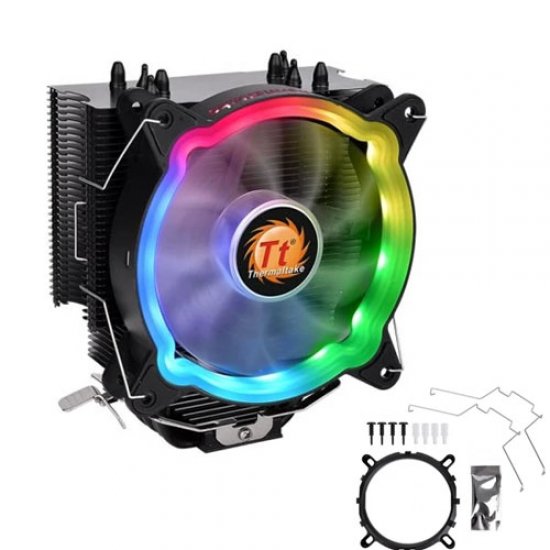 THERMALTAKE UX200 AMD4/İntel Uyumlu 12cm ARGB Riing fanlı İşlemci Soğutucusu