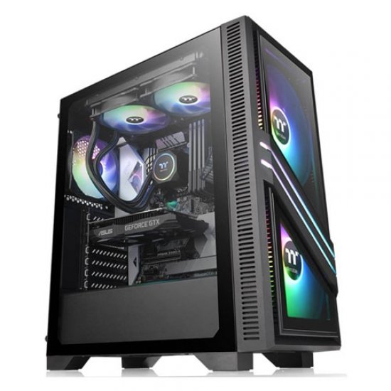 THERMALTAKE VERSA T35 CA-3R7-65M1WE-00 650W 80+ ARGB 2x140mm Fan Tempered Glass Pencereli Oyuncu MidTower