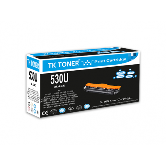 TK TONER 530U-CC530A-CE410A-CF380A ÜNİVERSAL 2,2K TONER SİYAH