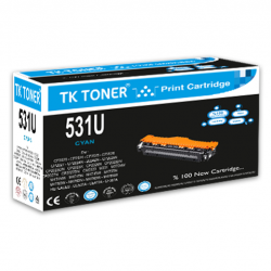 TK TONER 531U-CC531A-CE411A-CF381A ÜNİVERSAL 2,6K TONER MAVİ