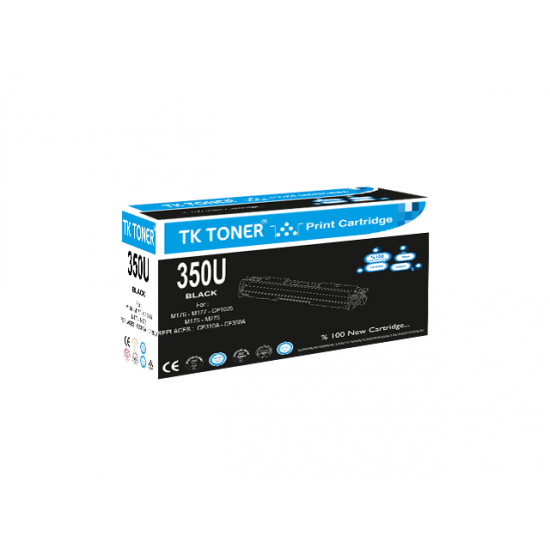 TK TONER TK 350U-SİYAH UNIVERSAL CF350A / CE310A-130A-126A TONER 1,3K