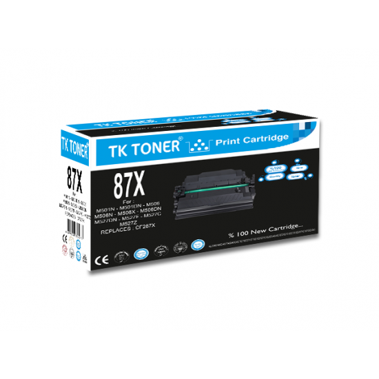 TK TONER TK 87X-CF287X - CRG041H - 18K M506DN TONER