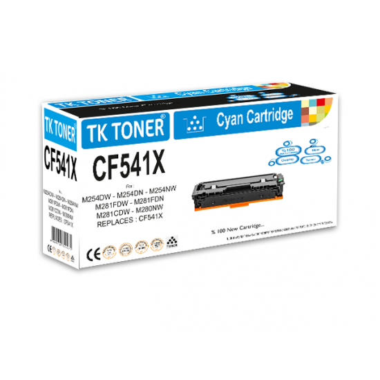 TK TONER TK CF541X MAVİ 203X TONER 2,5K