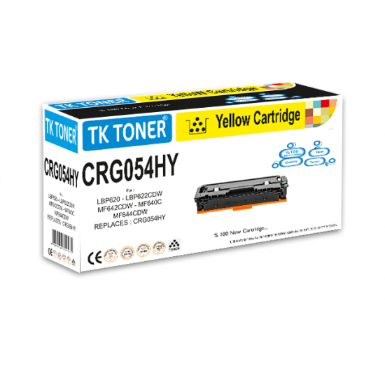 TK TONER TK CRG054HY SARI YÜKSEK KAPASİTE TONER 2,3K