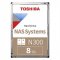 TOSHIBA 3.5 N300 8TB 7200RPM 128MB SATA3 NAS HDD HDWG480UZSVA