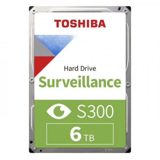 TOSHIBA 3.5 S300 6TB 5400RPM 256MB SATA3 Güvenlik HDD HDWT860UZSVA (Güvenlik 7/24)