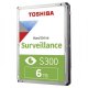 TOSHIBA 3.5 S300 6TB 5400RPM 256MB SATA3 Güvenlik HDD HDWT860UZSVA (Güvenlik 7/24)