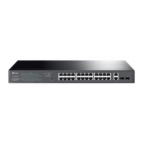 TP-LINK 24 Port TL-SG1428PE 10/100/1000 Web Yönetilebilir 2 uplink + 2 SFP Smart PoE+ Switch (250W)