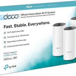 TP-LINK DECO M4 (3-PACK) 2 Port 1200Mbps Indoor Access Point 3lü Paket