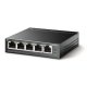 TP-LINK TL-SF1005LP 5 Port 10/100 4x PoE+ , 1x Uplink PoE Switch (41W) (Siyah Çelik Kasalı)