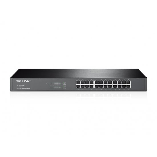 TP-LINK TL-SG1024 24 PORT 10-100-1000 MBPS SWITCH ÇELIK KASA RACK MOUNT