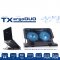 TX ErgoDUO TXACNBERGDUO 11-17 14cm Dual LED FANlı Notebook Soğutucu / Stand Gri/Siyah