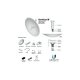 UBIQUITI (UBNT) PowerBeam - PBE-M5-300 19 dBi Outdoor Directional Patch 5 GhZ Anten