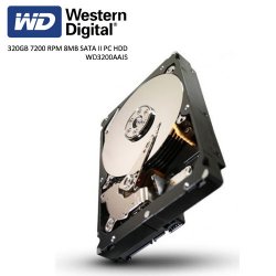 WD 3.5 Caviar Blue 320GB 7200 RPM 8MB SATA2 PC HDD WD3200AAJS