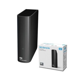 WD 3.5 ELEMENTS 10TB USB 3.0 EXTERNAL HDD SİYAH WDBWLG0100HBK-EESN