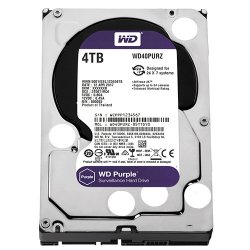 WD 3.5 PURPLE 4TB INTELLIPOWER 64MB SATA3 Güvenlik HDD WD40PURZ (7/24)