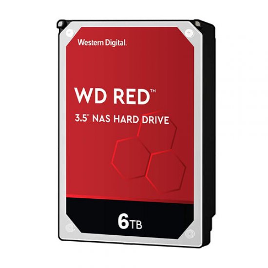 WD 3.5 RED 6TB INTELLIPOWER 256MB SATA3 NAS HDD WD60EFAX (7/24)