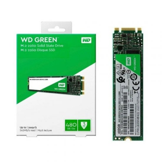 WD GREEN 480GB SSD M.2 SATA 545 MB/s WDS480G2G0B