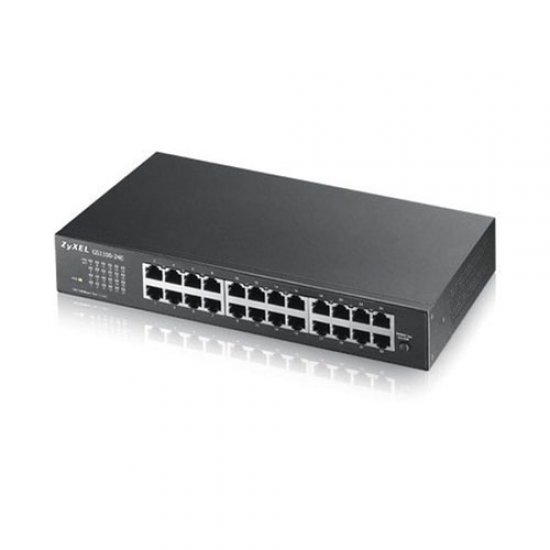 ZYXEL GS1100-24E 24 Port 10/100/1000 Mbps Gigabit Rack Mountable Switch