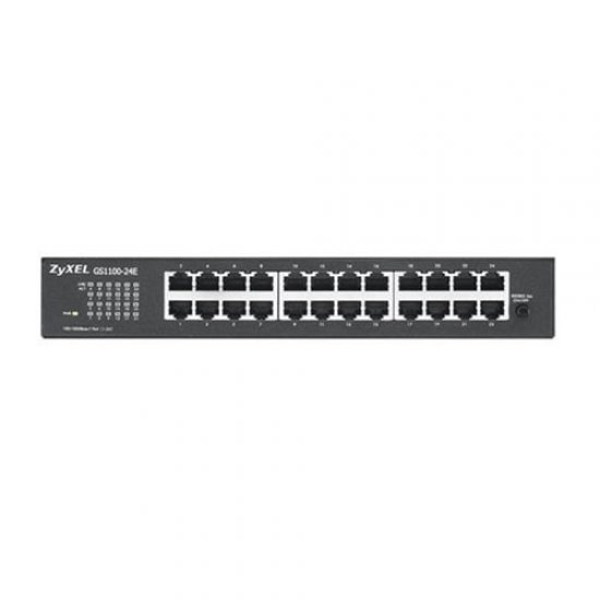 ZYXEL GS1100-24E 24 Port 10/100/1000 Mbps Gigabit Rack Mountable Switch