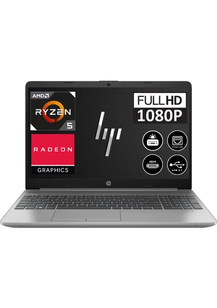 HP 255 G9 9M3H1AT AMD Ryzen 5 5625U 16GB 512GB SSD 15.6  O/B RADEON DOS Taşınabilir Bilgisayar