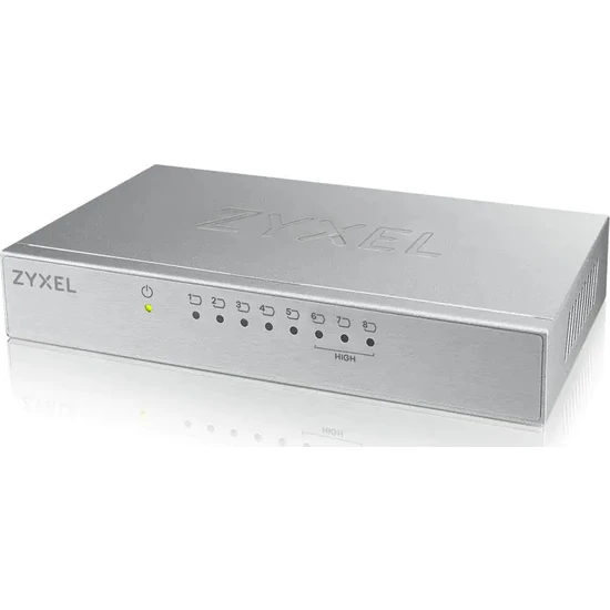 ZYXEL ES-108A 8 Port 10/100 Switch Metal Kasa